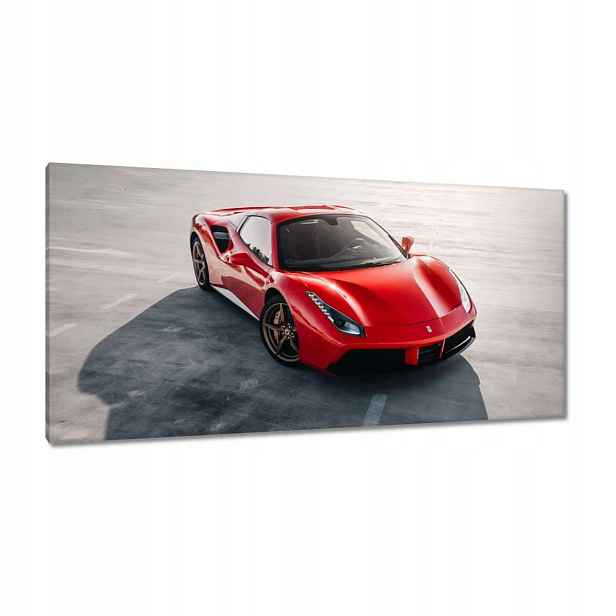 Obrazy 115x55 Červené Ferrari Střela