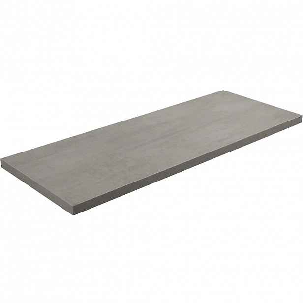 Deska pod umyvadlo Navira Pro - betonově šedá - 120x3,6x46 cm