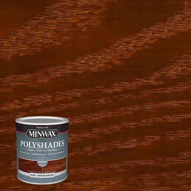 Minwax PolyShades Lak na dřevo 946 ml Satin American Chestnut