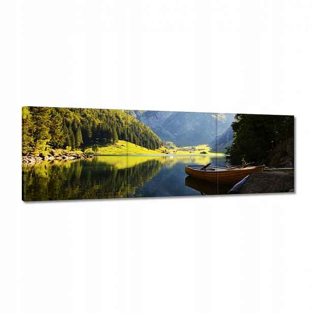 Obrazy 120x40 Horské jezero