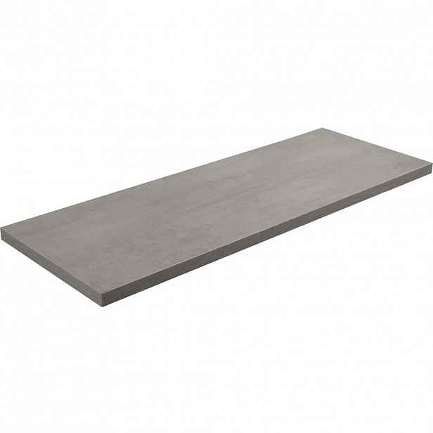 Deska pod umyvadlo Navira Pro - betonově šedá - 140x3,6x46 cm