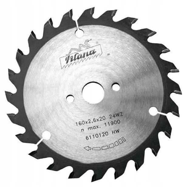 Kotouč pilový Sk 81-26 Wz, Ø 200 x 2,5 x 20 mm, 24 zubů, Pilana