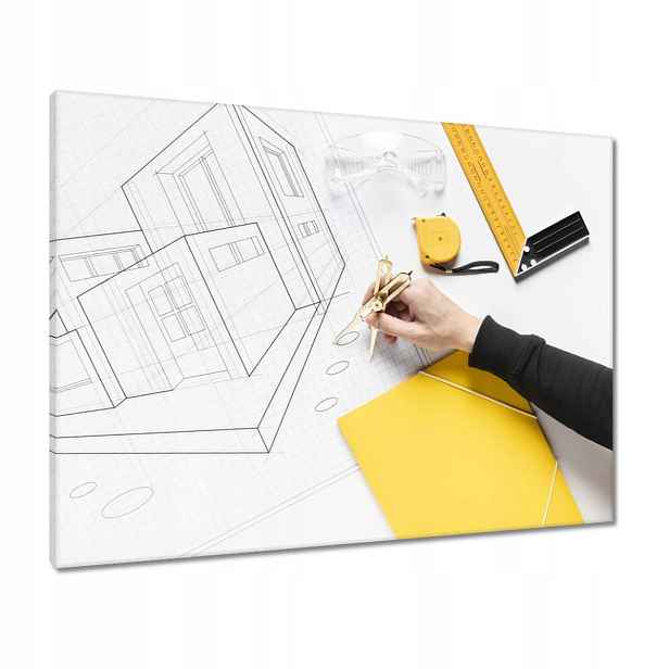 Obrazy 80x60 Architektonický návrh
