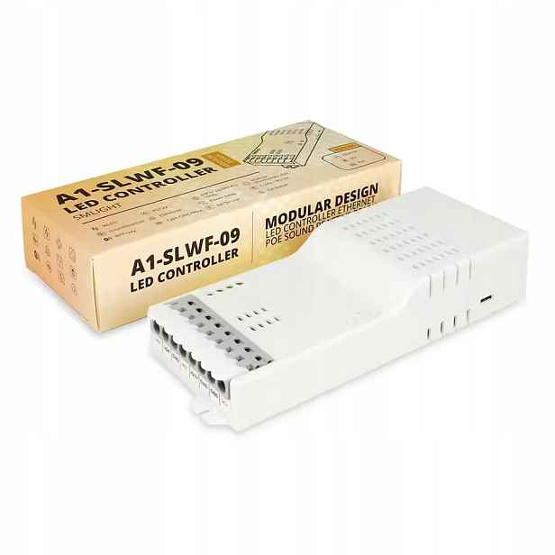 Ovladač SLWF-09 pro Led pásky WiFi ESP32 Home Assistant Mqtt Usb-c PoE