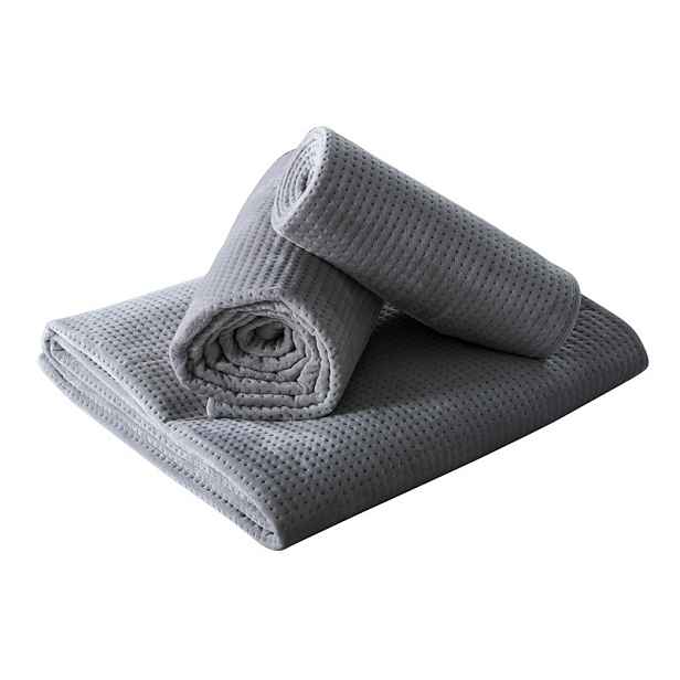 Sada přehozů na pohovku a křesla 160x210 Prima šedá 41