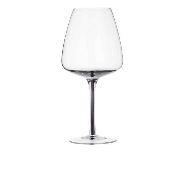 Sklenice na červené víno 650 ml Broste SMOKE - šedá