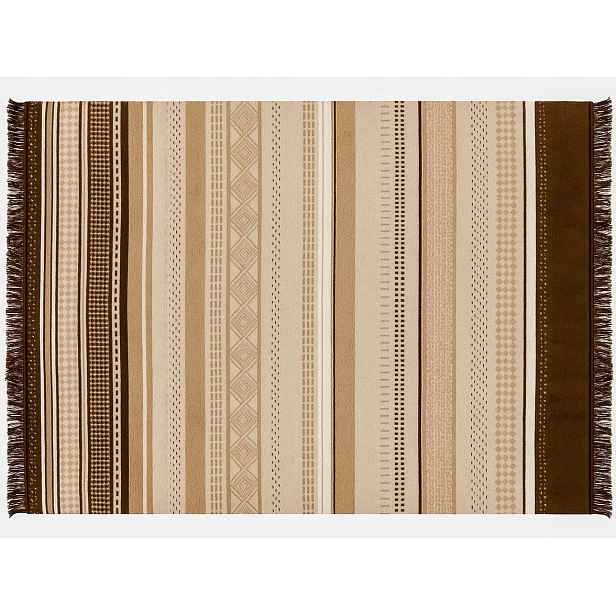 Bavlněná deka Moca Design 150 x 200 cm Maroco béžová