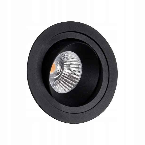Pohyblivé Led svítidlo 10W černé kulaté Maxlight Hiden IP32