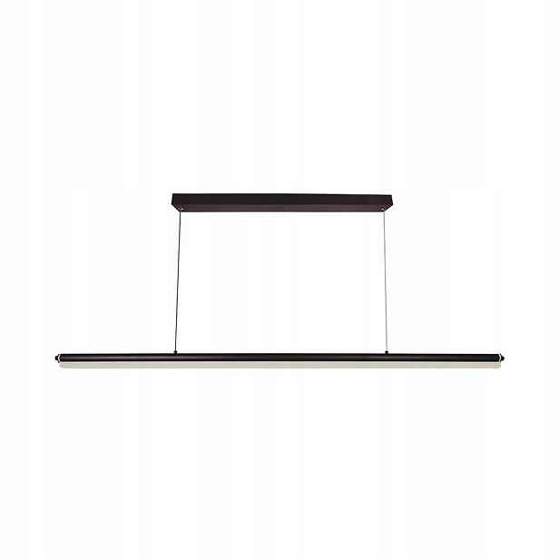Závěsná Led lampa moderní lineární podlouhlá 120 cm černá 4000K V-tac