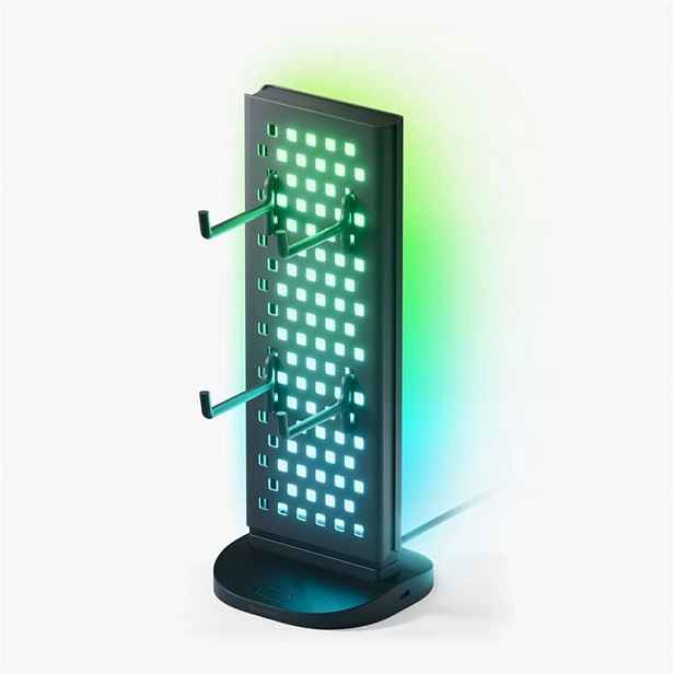 Nanoleaf Pegboard Desk Dock stolová dokovací stanice černá