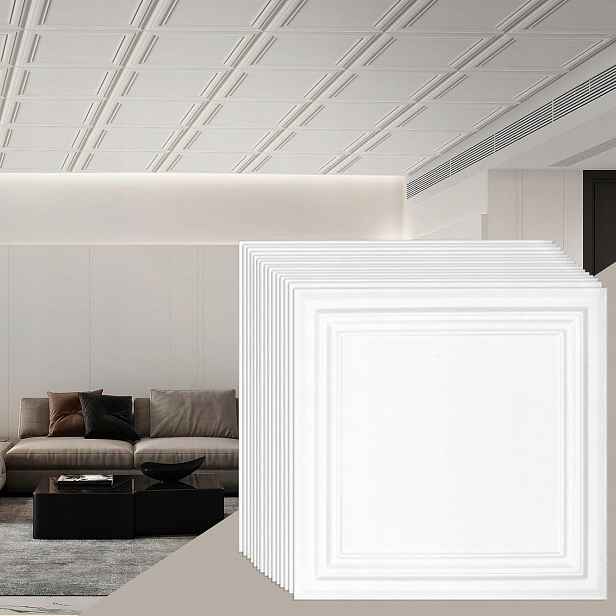 96 ks Polystyrenové panely, stropní kazety cca 24.8 m2 Glamour