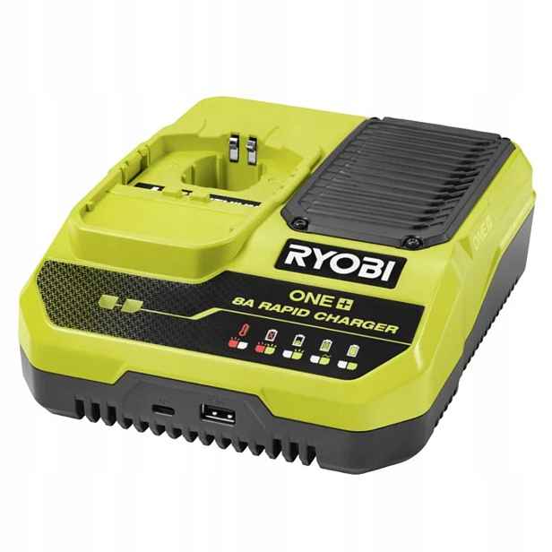 Ryobi Rychlá a výkonná nabíječka akumulátorů 8A 18V One+ RC18180