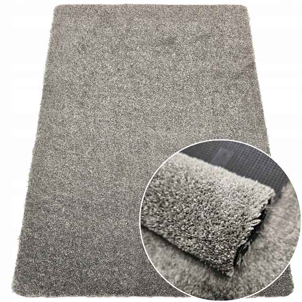 Vstupní Rohožka Pod Dveře 80x120 Šedá Koberec Velký Elegantní Podložka