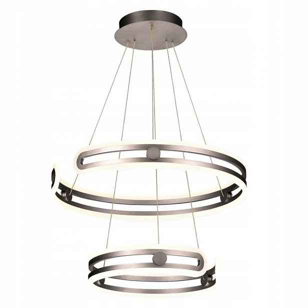 Závěsná lampa Lustr Kiara Kávová 60 cm Průměr 120 W Led 5180 lm Italux