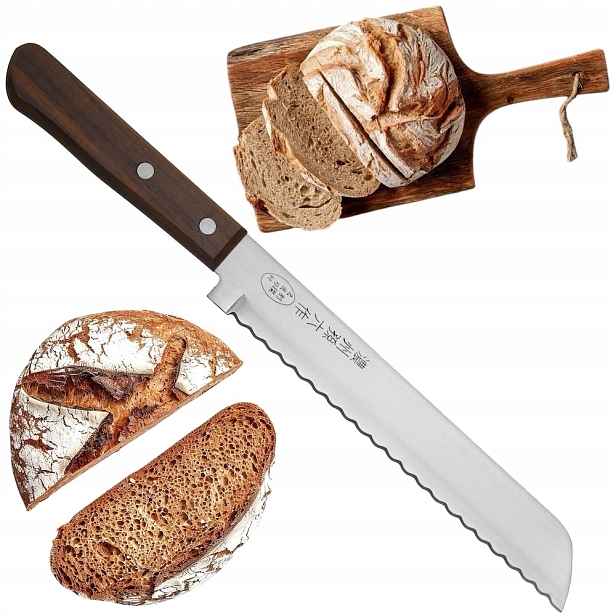 Satake Tomoko 420J2 Japonský Nůž na pečivo Chléb 20 cm