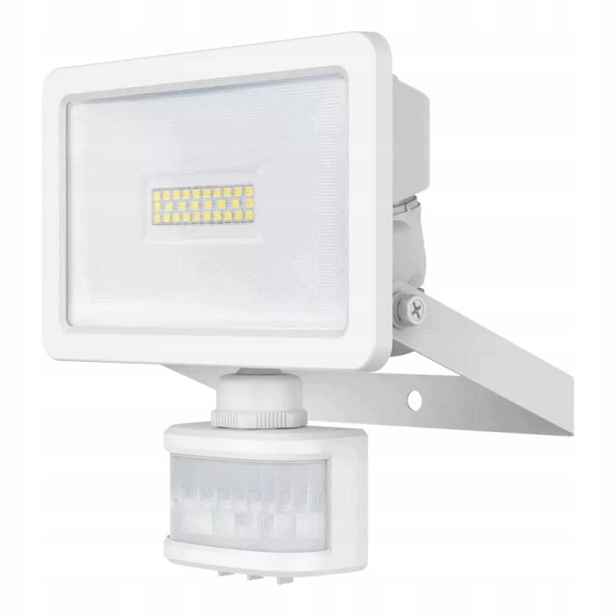 Halogen Reflektorová Led lampa 20W Pir pohybový senzor GoodHome Lucan Bílá