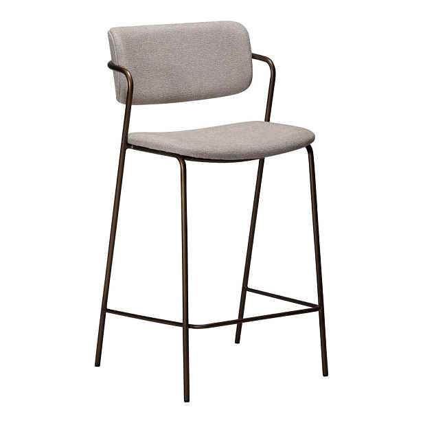 Šedá barová židle (výška sedáku 67,5 cm) Zed – DAN-FORM Denmark
