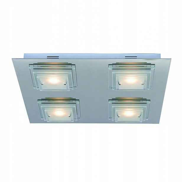 Stropní Svítidlo Nástěnný Lustr Peppe Chrom Skleněný 4xLED Moderní Italux