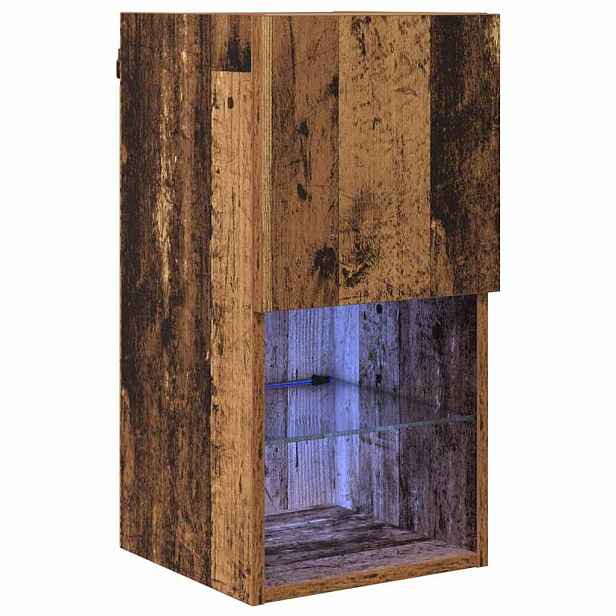 vidaXL Nástěnná TV skříň 30,5 x 30 x 60 cm Staré dřevo