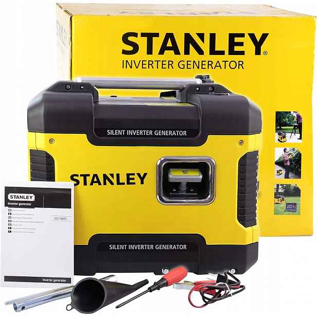Invertorový Generátor 1900 W Benzínový Tichý Generátor 230 V Usb