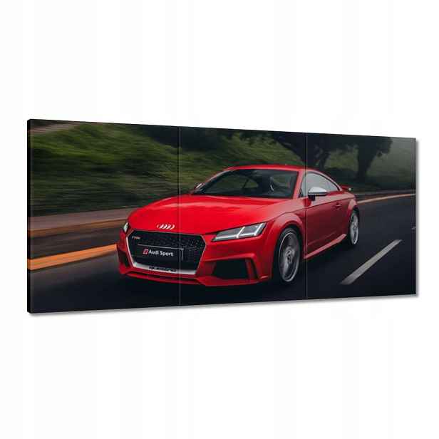 Obrazy 210x100 Červené Audi Auto