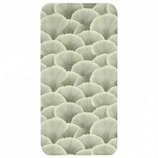 OnlyWow KOUPELNOVÁ PŘEDLOŽKA Vějíř - list - zelený 60x120 cm