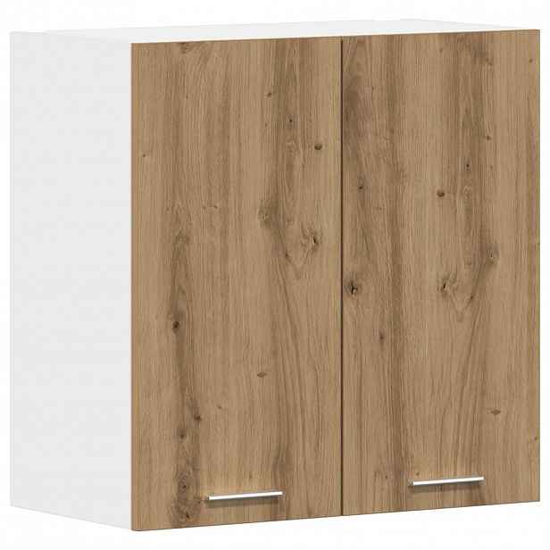 vidaXL Kuchyňská nástěnná skříňka "Lyon" Artisan dub 60x31x60 cm, dřevěné podlahy