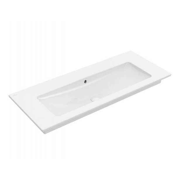 Villeroy & Boch Venticello - Umyvadlo nábytkové 100x50 cm, s přepadem, bez otvoru pro baterii, CeramicPlus, alpská bílá 4104AJR1