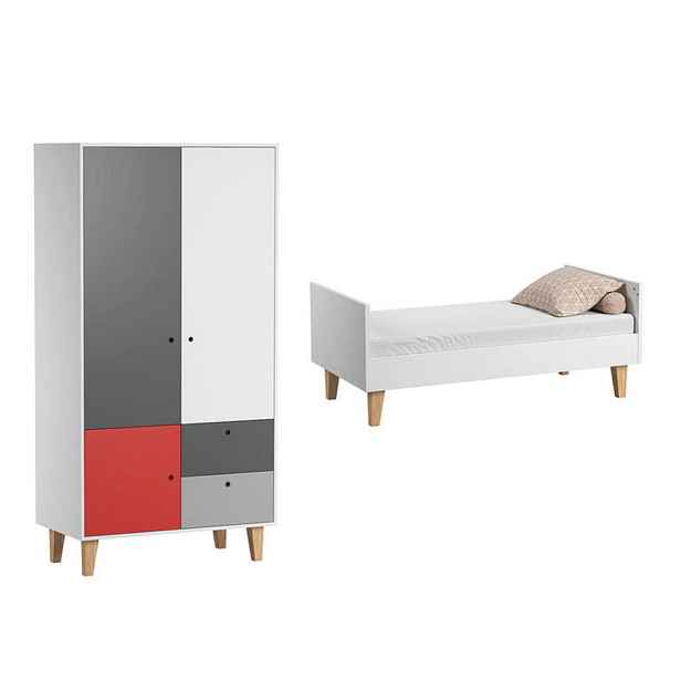 Petits-meubles POKOJ PRO MIMINKO 2DÍLNÝ Concept červená