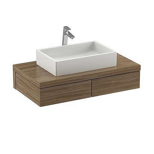 Koupelnová skříňka pod umyvadlo Ravak Formy 100x55 cm ořech X000001036
