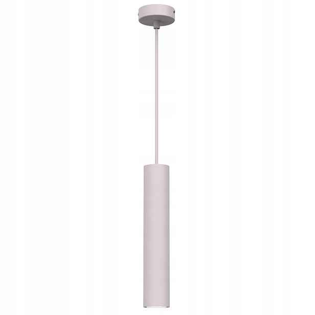Luminex Raito závěsná lampa kašmírová tuba GU10 1-bodová IP20 110 cm