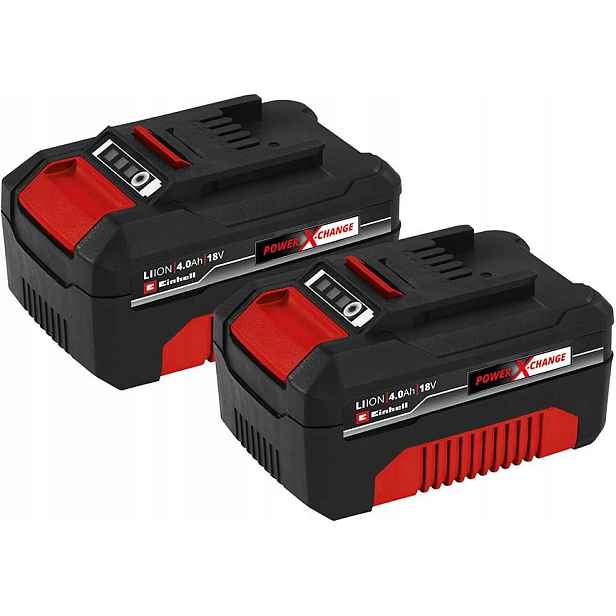 Sada 2 akumulátorů 18 V 4,0 Ah Power X-Change 4511489 Einhell