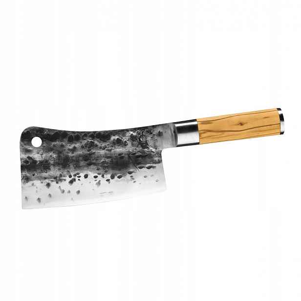 Univerzální sekáček Forged Olive, nerezová ocel, olivové dřevo