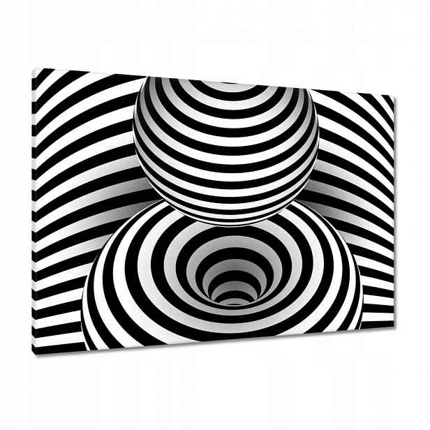 Obrazy 100x70 Abstrackja černobílá
