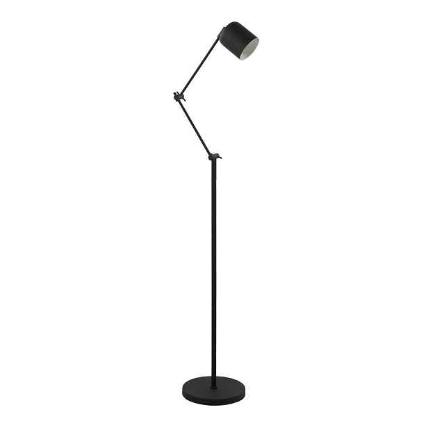 Černá stmívatelná stojací lampa (výška 150 cm) Rijeka – Light & Living