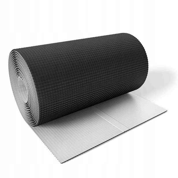 Pás komínový CoroMIN Alu výraz (mřížka), 300mm x 5m, Ral 8004 cihlová