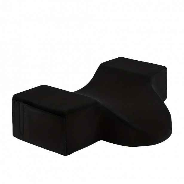 TEMU Polštář pro prodlužování řas - Polštář na řasy, Podpora krku a zad, Ergonomický polštář na lehátko pro prodlužování řas, Superměkký velurový