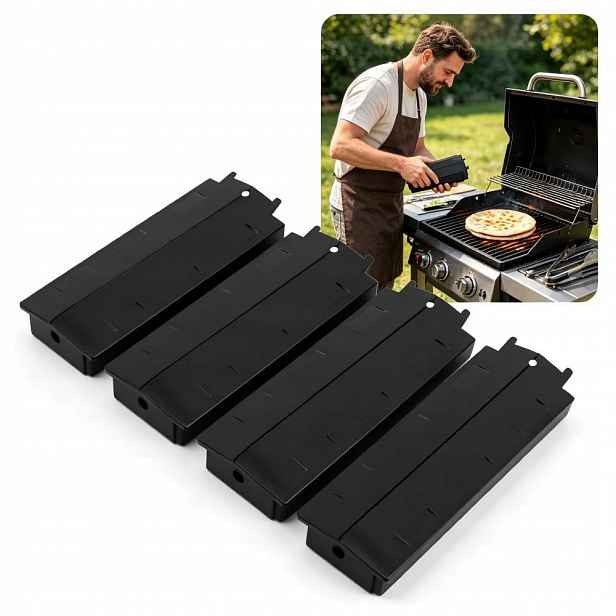 Kryt Hořáku Na Plynový Gril 371X108 MM 4 Ks