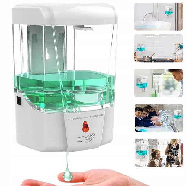Dávkovač Mýdla Automatický Bezdotykový Nástěnný Elektrický 700 ML Usb C