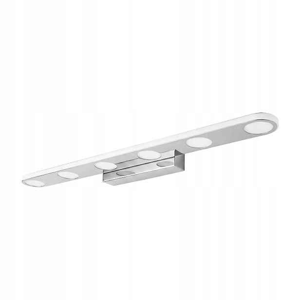 Koupelnové nástěnné svítidlo Nad Zrcadlo Obraz Led Chromovaný 60 cm Nástěnná lampa 18W