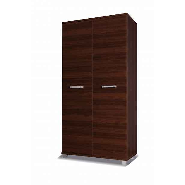 Šatní skříň Maximus M2 Barva korpusu: kaštan wenge, Rozměry: 100 cm