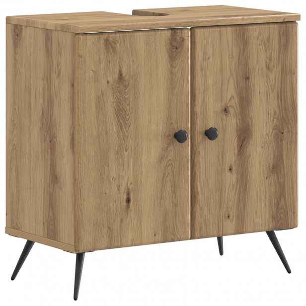 vidaXL Skříňka pod umyvadlo BREDA Dub artisan 59,5 x 31,5 x 59 cm