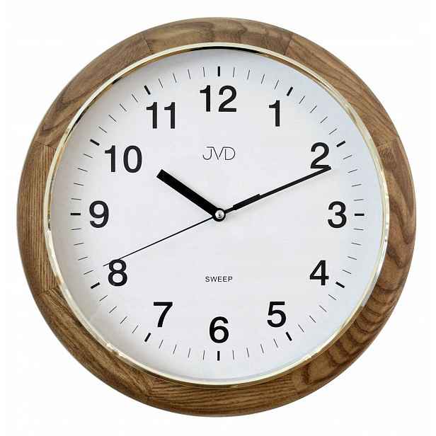 Čitelné Klasické Tiché Dřevěné Nástěnné Hodiny Jvd NS19040.78 32 cm
