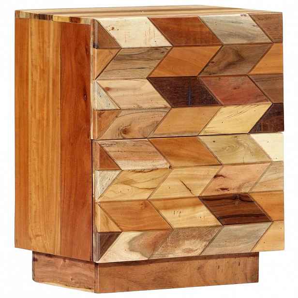 vidaXL Noční stolek 40 x 30 x 50 cm masivní recyklované dřevo