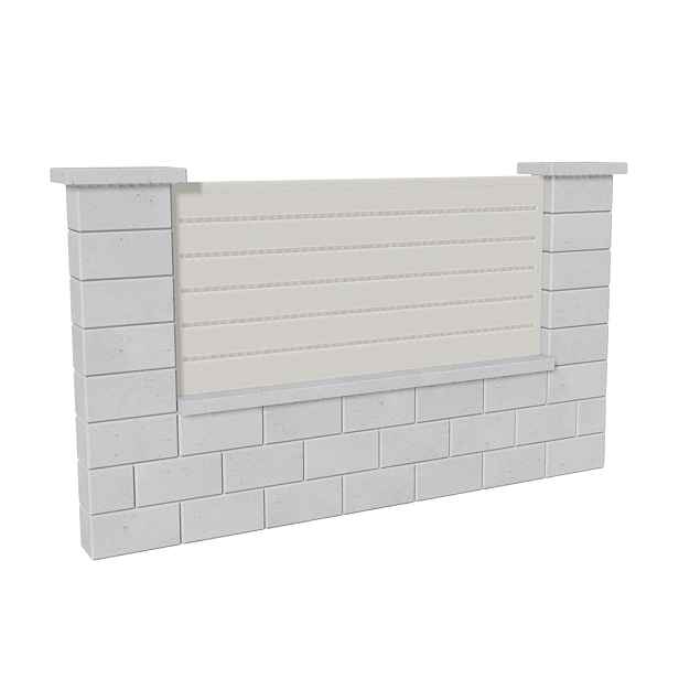 Výplň plotová DEKMETAL CANTO 2W690 pure white