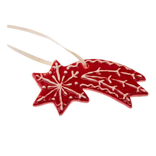 Keramická vánoční ozdoba 9 cm Gingerbread Comet – Dakls