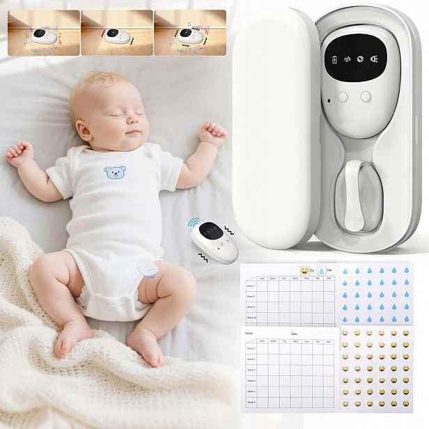 Bezdrátový Alarm Probuzení Noční Namáčení Vibrace 3 Režimy Pro Děti