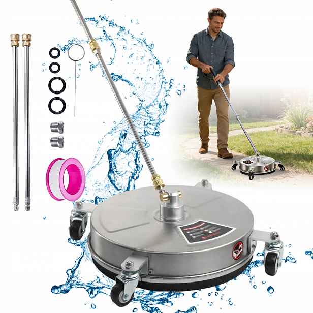 Kartáč Na Čištění Dlažby 15 Palců, Univerzální Kompatibilita 4000PSI