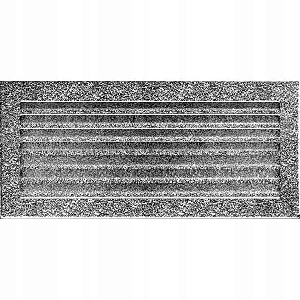 Krbová mřížka Fresh 17x37 černo-stříbrná