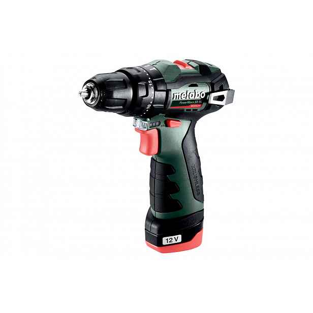 Metabo - 12V AKU vrtačka s příklepem, 2x aku 2,0 Ah LiPower, nabíječka 601784500